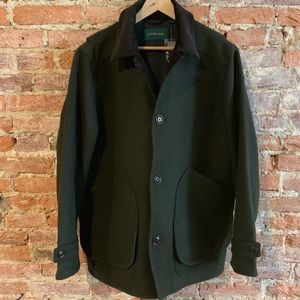 NWT J Crew Always 1983 Wool Barn Jacket Dark Moss